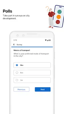 Citykey - Citizen Services android App screenshot 1